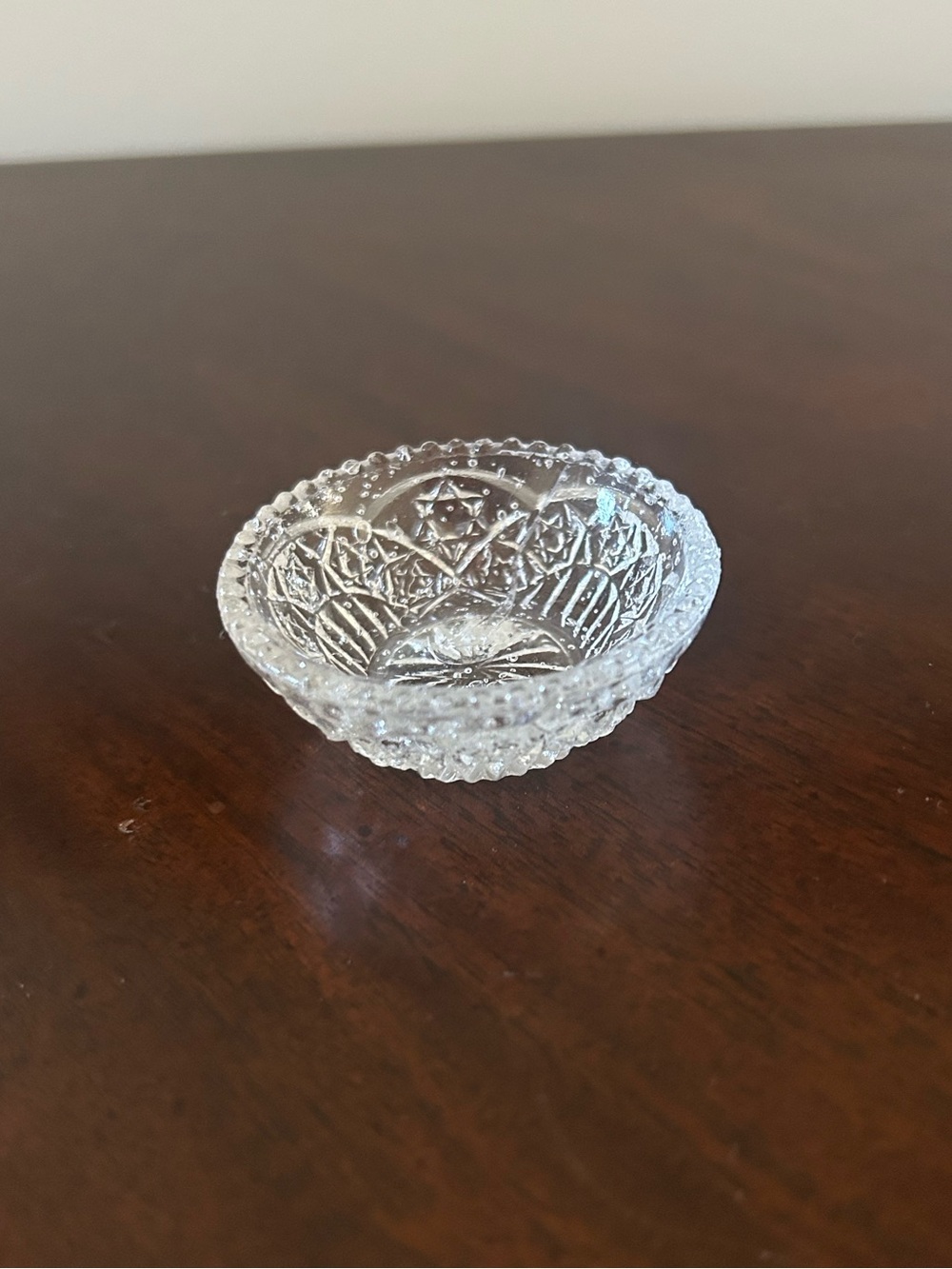 Crystal Glass Decorative Open Salt Dip